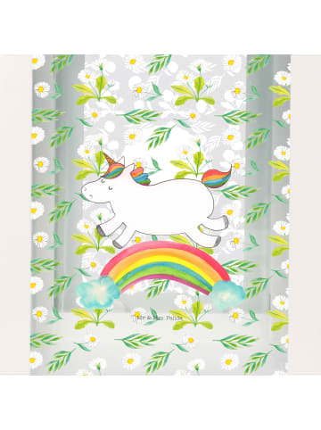 Mr. & Mrs. Panda Laterne Einhorn Regenbogen ohne Spruch in Transparent