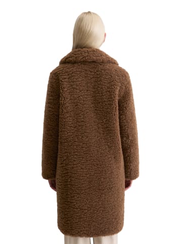 Marc O'Polo Teddymantel relaxed in Pure Chocolate