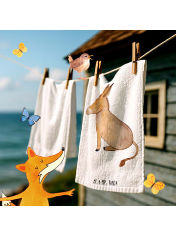 Mr. & Mrs. Panda gäste wc handtuch Esel ohne Spruch in Weiß