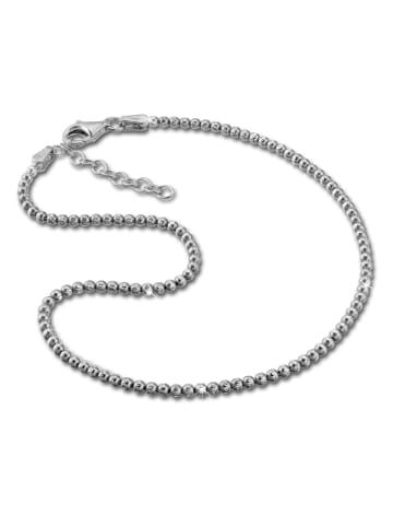 SilberDream Fußkette Silber 925 Sterling Silber ca.24cm plus 3cm Verlängerung Kugeln