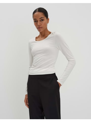 someday. Langarmshirt mit schmaler Passform in Milk