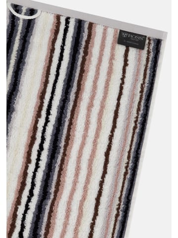 Ross 4 X Handtuch im Set Vita in Dunkelgrau / braun