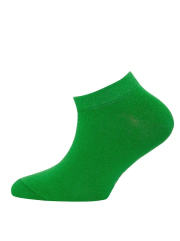 ewers 3er-Set Sneaker Socken Uni in grasgrün