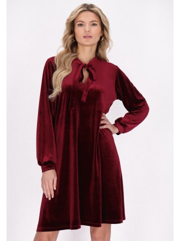 Albee Women Dress in Burgundy