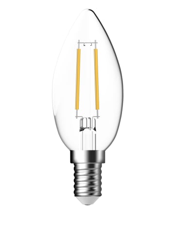 Nordlux 6er set LED Leuchtmittel E14 C35 Filament 2.5W E in transparent