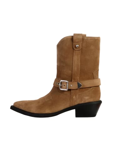 Pinko Lederstiefeletten Tex 08 Braun