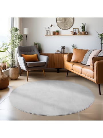 Teppich Boss Kurzflor Teppich Silvia in Silber