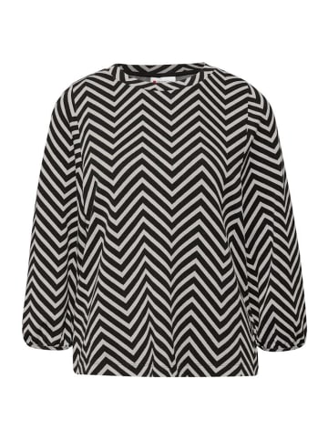 Street One Langarmshirt in Black