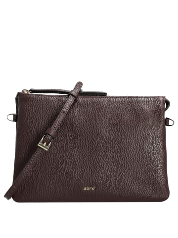 Abro Threefold - Umhängetasche 22 cm (siena) in burgundy