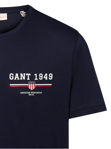 Gant T-Shirt in marine