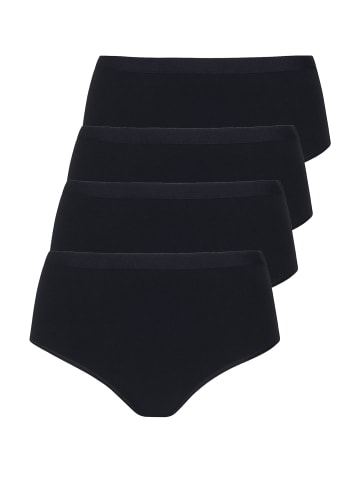 Lisca 4er Pack Taillenslip in black