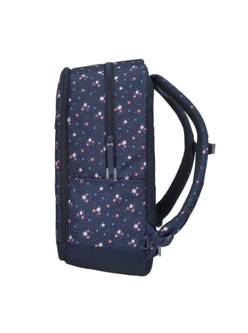 BECKMANN Urban Midi Rucksack 26 L Floral in blau