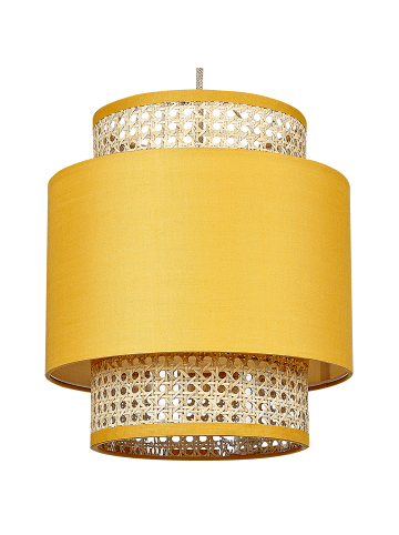 Beliani Pendelleuchten BOERI in Naturfarben/Gelb - (W) 30 x (H) 176 x (L) 30 cm