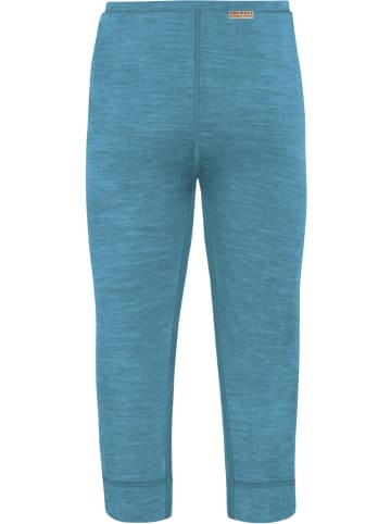 Normani Outdoor Sports 3er Pack Baby Merino Unterhose mit Füßen in Blau/Anthrazit/Grün