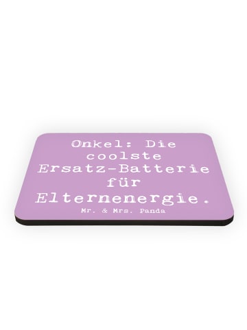 Mr. & Mrs. Panda Magnet Spruch Onkel Energie mit Spruch in Lavendeltraum
