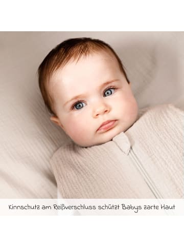 LaLoona Sommer-Schlafsack Musselin / Mull - Beig in beige