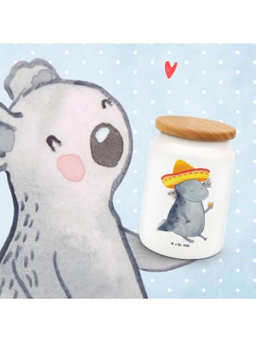 Mr. & Mrs. Panda Gewürzdose Axolotl Tequila ohne Spruch in Weiß