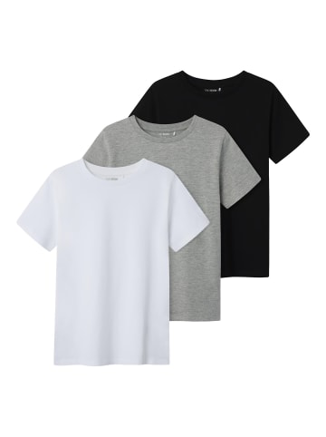 TWO SOON 3er-Pack T-Shirt in Black