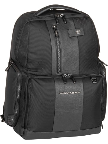 Piquadro Rucksack / Backpack Brief Fast-Check Backpack 4532 RFID in Nero