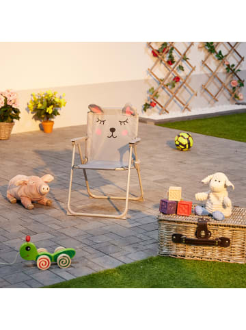 relaxdays Kinder-Klappstuhl "Maus" in Bunt - (B)36 x (H)51,5 x (T)37,5 cm