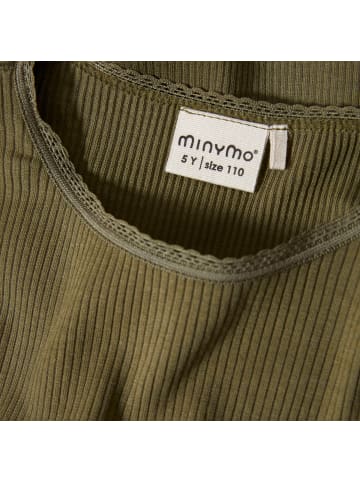 Minymo Longsleeve MINYMOMITshirt LS Rib in Grün