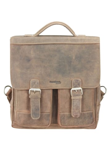 Greenland Nature Stone Umhängetasche Messenger Leder 33 cm stone