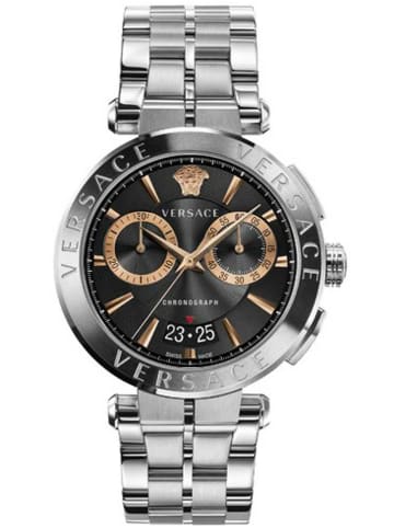 Versace Analoguhr für Herren in silber
