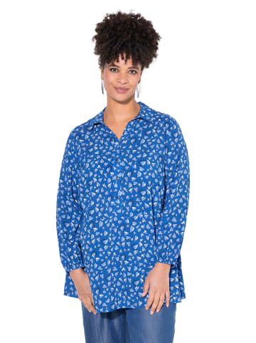 MIAMODA Hemdbluse in dunkles himmelblau