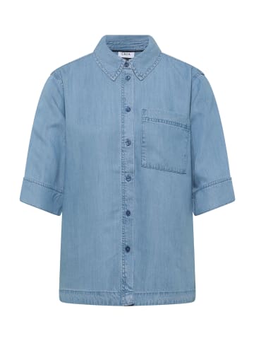 Cecil Denim Look Bluse in Light Blue Wash