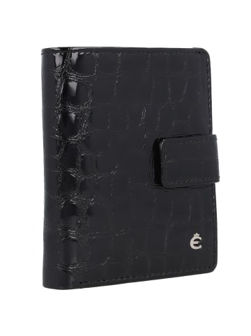 Esquire Nizza Geldbörse RFID Schutz Leder 9.5 cm in schwarz