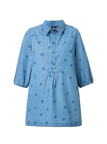 Ulla Popken Bluse in blue denim