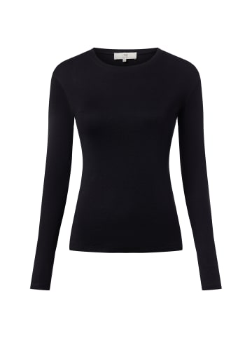 IPURI Langarmshirt in schwarz