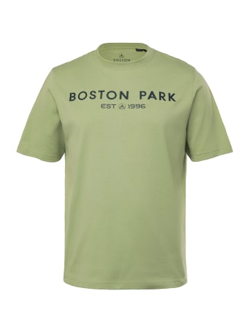 Boston Park Kurzarm T-Shirt in salbeigrün
