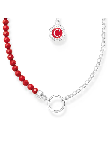 Thomas Sabo Kette in silber, rot