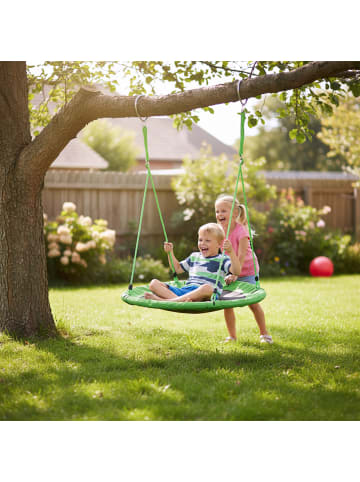 relaxdays Nestschaukel in Grün - Ø 90 cm