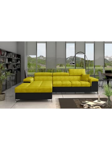MF Design Ricky Recamiere Links in Senf -  (L) 205 x (B) 281 x (H) 88 cm