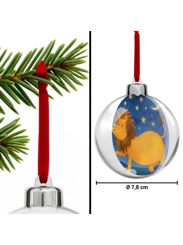 Mr. & Mrs. Panda weihnachtsbaumkugel Sternzeichen Löwe Design oh... in Weiß