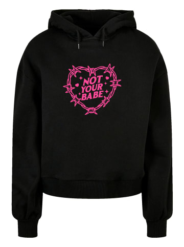 F4NT4STIC Oversized Hoodie Unabhängige Frau Not Your Babe Frauentag in schwarz