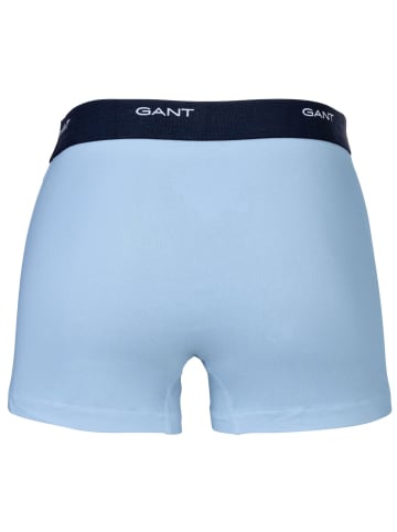 Gant Boxershort 3er Pack in Hellblau/Blau/Dunkelblau