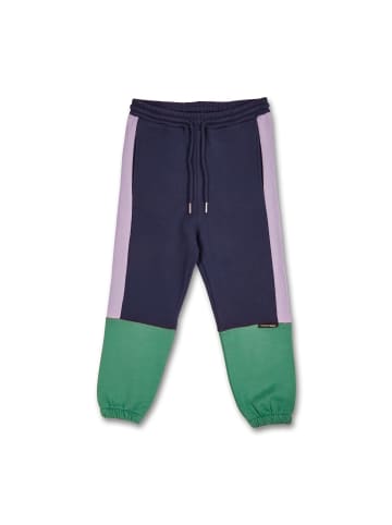 MANITOBER Cut & New Jogginghose in Lilac/Green/Navy