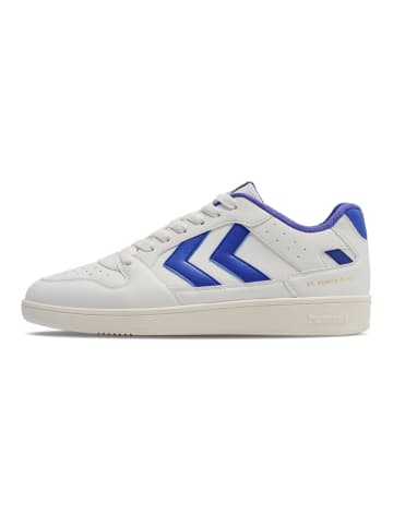 Hummel Schnürsenkel Sneaker St. Power Lebensstil Erwachsene in WHITE/BLUE