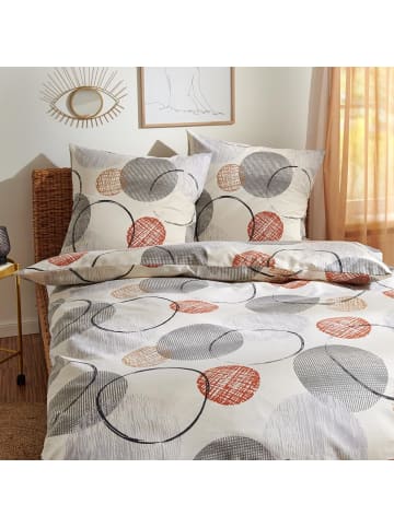 Traumschlaf Bettwäsche Kreise in grau