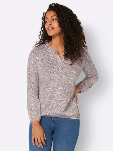 WITT WEIDEN Druck-Shirt in hortensie-ecru-bedruckt