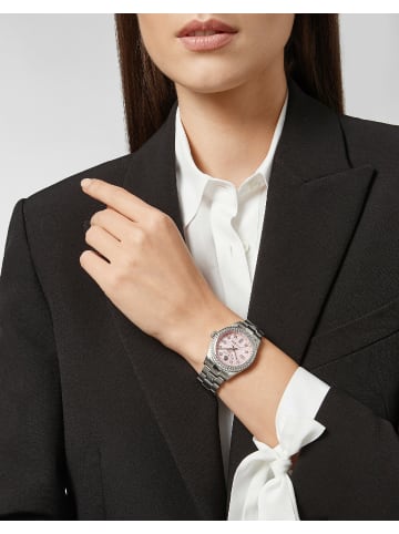 Philipp Plein Analoguhr für Damen in silber