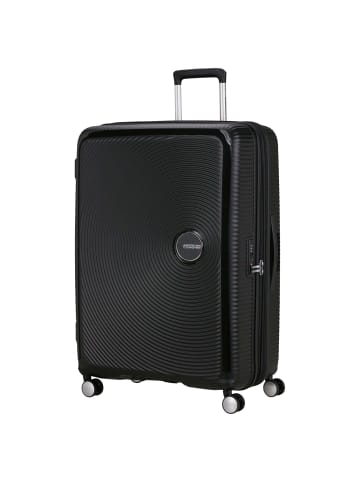 American Tourister Soundbox - 4-Rollen-Trolley 80 cm erw. (schwarz) in bass black