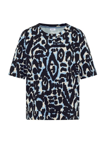 Cecil Cupro Touch Print-Shirt in Blau