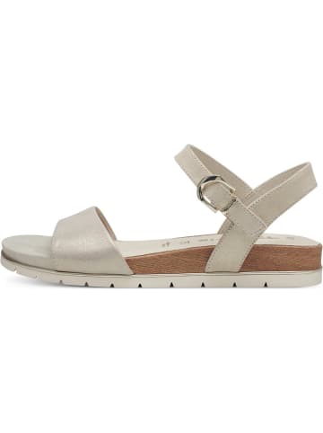 Tamaris Keilsandaletten in champagne