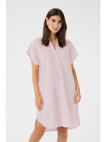 CULTURE Kleid CUazemina Oversize fit in Valerian/SpringGardenia Stripe