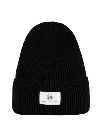 Buff Knitted Beanie Drisk in Schwarz