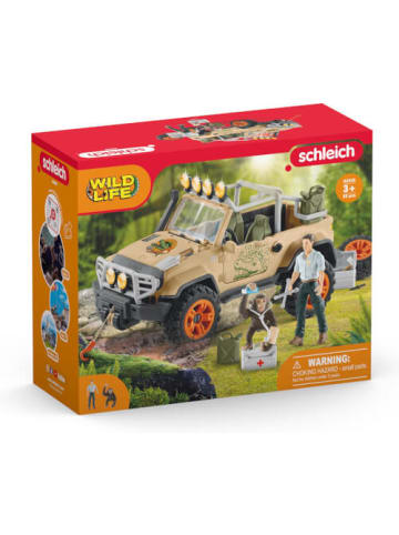 Schleich Spielfigur Wild Life Geländewagen mit Seilwinde, 3-12 Jahre